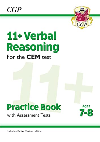 11+ CEM Verbal Reasoning Practice Book & Assessment Tests - Ages 7-8 (with Online Edition) (CGP 11+ Ages 7-8)